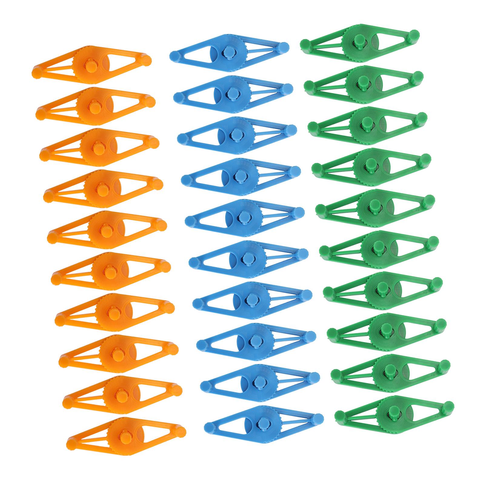 Plant Stem Bender Clips, 30pcs   Reusable Plastic Plant Benders Training Clips for Gardening