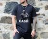 Unisex Shirt Cotton Oversize Large Size Johnny Cash Middle Finger T-Shirt Rock Band On Premium Comfort Colors 1717 Tee