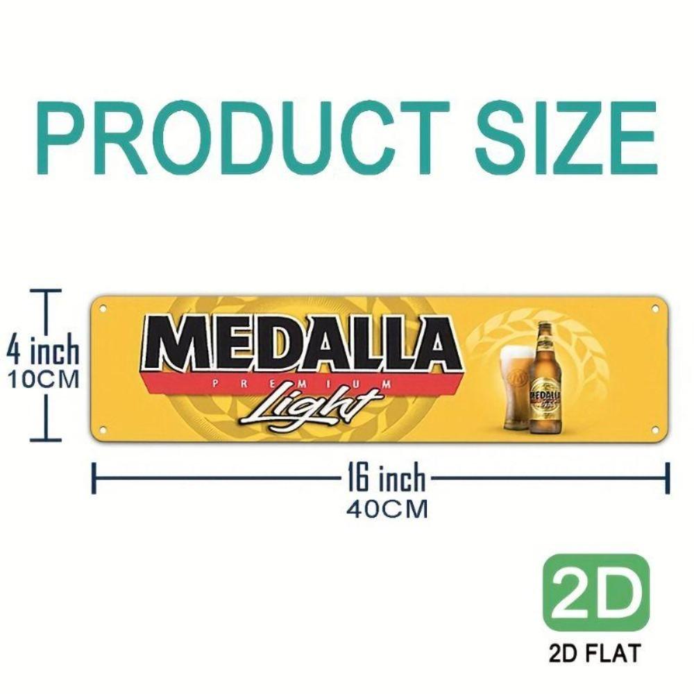 Retro Metal Wall Art for Home Office Beer Bar Decor