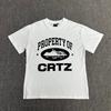 Unisex Streetwear Oversized Cotton Tee With Geometric Print Loose Fit Short Sleeve T-Shirt Men Women