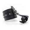 European American Adult SexToys Husband and Wife Flirting Alternative Flirting Black Leather Binding Bondage Finger Handcuffs