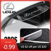 Interior Stickers Car Rearview Mirror Block Rainwater Eyebrow Accessories For Lexus LS LC IS350 ES300 GS350 CT200h GX460 LX570 R