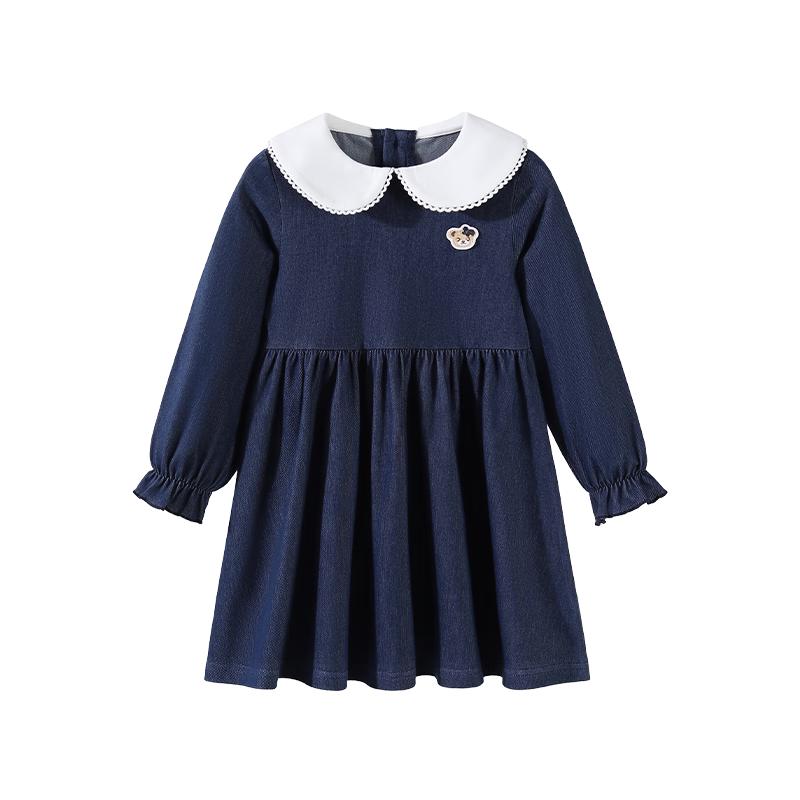 Classic Teddy Girls  Academy Style Denim Dress 100