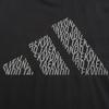Adidas Printed Logo Letter Design Breathable Skin-Friendly Sports Fitness Crew Neck Short Sleeve T-Shirt Unisex T-Shirts Black ADICLTSPSTK-BGY