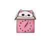 Kawaii Cartoon Cat Clock - Noiseless Acrylic Wall Decor for Bedroom & Kids Room
