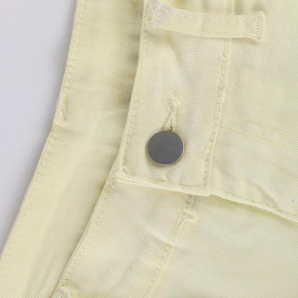 Dámské módní bokové kalhoty Pracovní oděvy s vysokým pasem s mnoha kapsami Elastické tužkové kalhoty