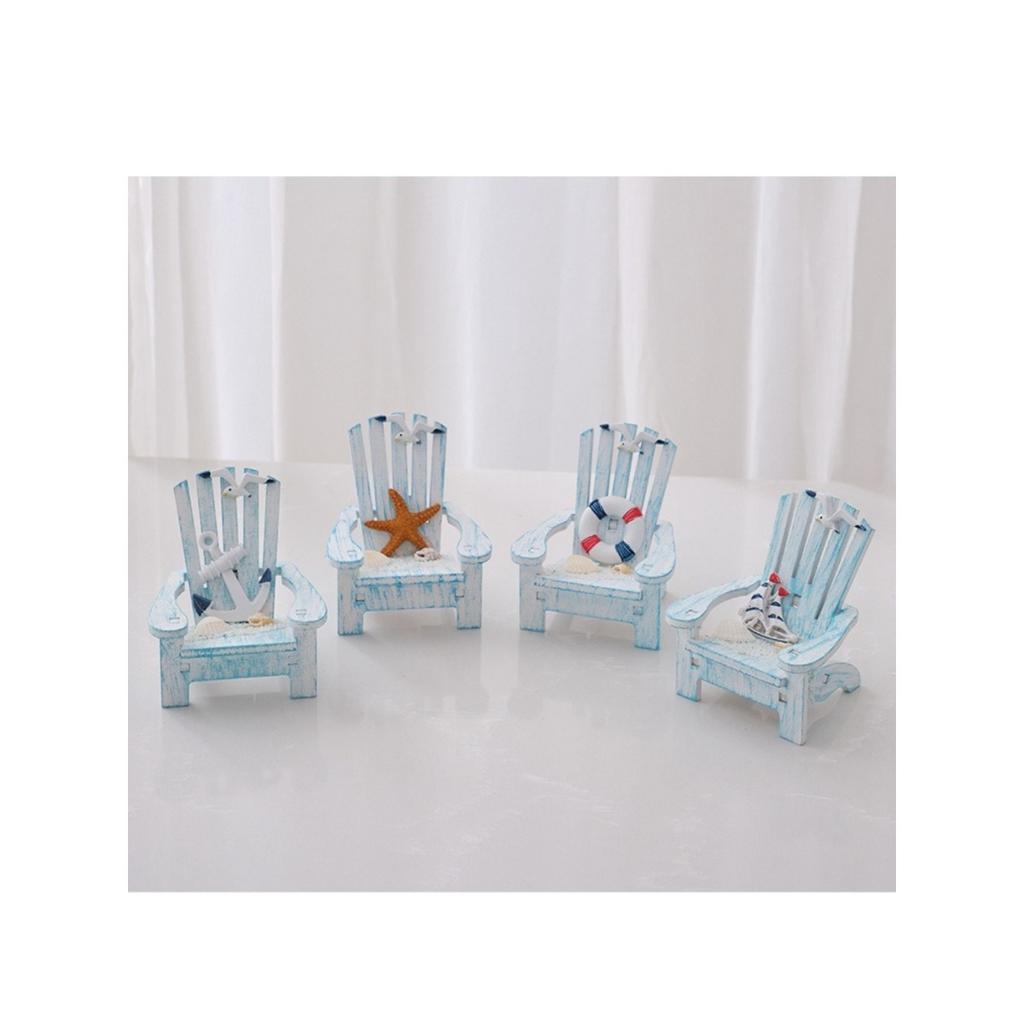 Mini Beach Chair Small Box Ornament, Suitable for Bedroom, Living Room, and Desktop Decoration