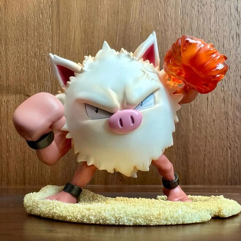 Bkm Elf Anime Figure Trendy Play Birthday Gift Primeape Wild Edition Pokemon Gk Statue Model Collection Ornament Boys Toys Gifts