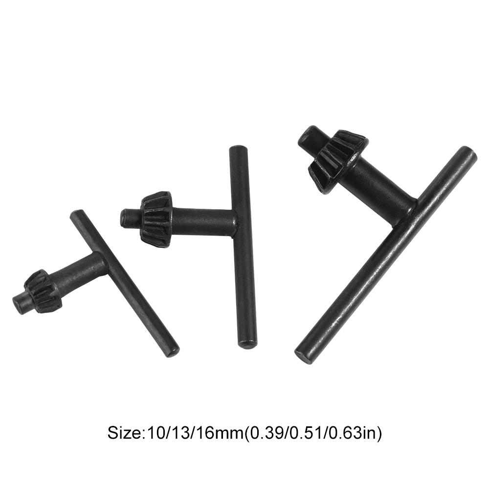 With Gum Cover Drill Chuck Wrench Hand Drill Chuck Keys Durable Key Wrench  Lathe Accessories