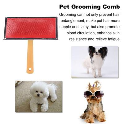 Stainless Steel Pet Comb Gentle Pet Hair Detangler Removes Matted Fur Knots Tangles Grooming