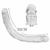 Obrovské dildo 21/43/56 cm Super realistické erotické hračky na měkký penis s dvojitou hlavou pro ženy Muži