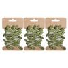 Decorative Garlands - RAYHER - 3 Green Leaf Garlands - 2 M - Paper - Mixed