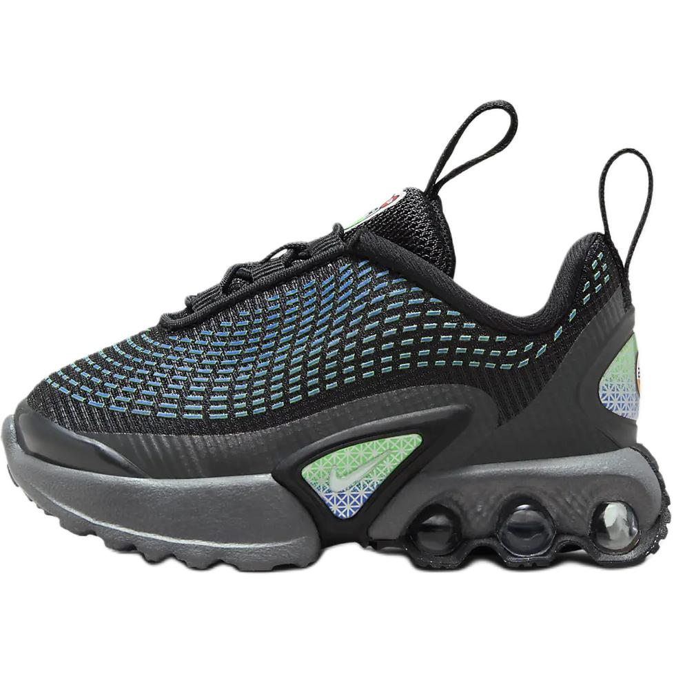 

Nike Кроссовки Air Max DN TD Hyper Cobalt Rage Green Baby, черные, белые, серые, FN4452-010 23.5