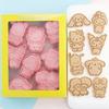 3D Stereo Pressing Biscuits Cutting Mold Cartoon Cute Kitty Puppy Cookie Mold Set Party Cute Kitchen Flip Sugar Baking Tools