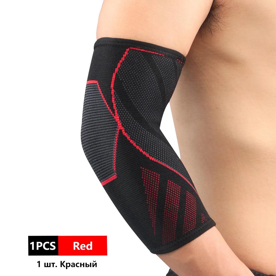 Loogdeel 1Pcs Breathable Compression Elbow Support Pads Elastic Brace Unisex Basketball Volleyball Fitness Protector Arm Sleeves