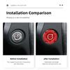 For Volvo Car Onekey Start Stop Button Cover Interior Decor Sticker For Volvo ES90 EC40 EX40 EM90 XC90 V60 XC60 V40 S80 S60 S90 BO7
