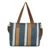 Striped Large-Capacity Women'S Bag Commuter Casual Foreign Style Portable Tote Shoulder Messenger Bag