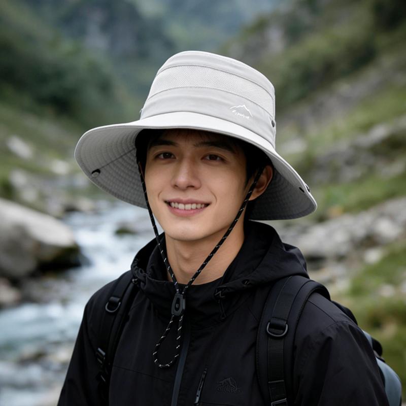 Summer Big Eaves Hat for Men and Women Mountaineering and Fishing Speed drying Waterproof Detachable Top Fisherman's Hat