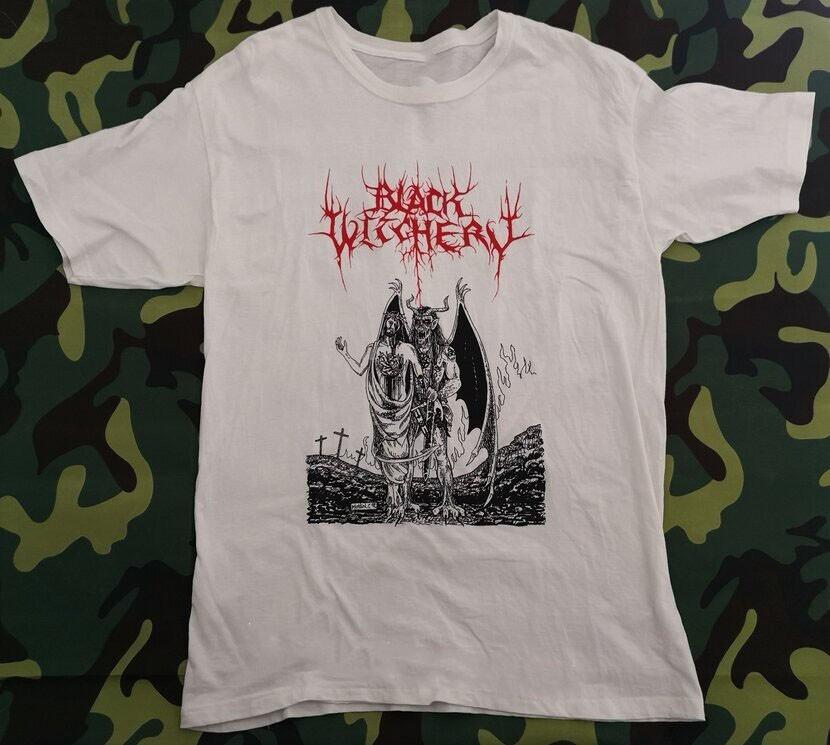 Черная Witchery Hellstorm of Evil Vengeance Все размеры BT721 Унисекс Футболка XXL