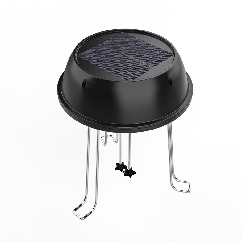 Wiggler solare dell'acqua con agitatore dell'acqua di backup della batteria al litio da 3,7 V 400 mAh per la decorazione del giardino del bagno degli uccelli
