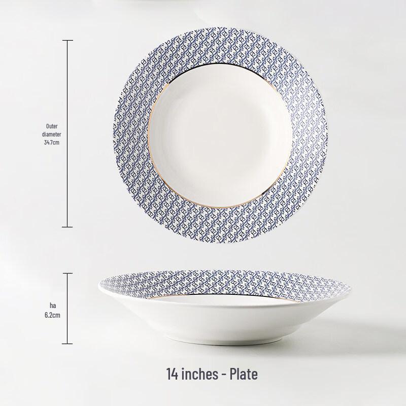 Ceramic Round Warming Plate with Candle Heater