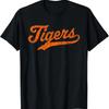 Vintage Tiger Throwback Design für Kinder T-Shirt