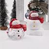 Kreatives Design DIY Glas Abstieg Epoxidharz Weihnachtsfigur Schnee Spiegel Aufbewahrungsbox Silikonform Winter Heimdeko Zubehör