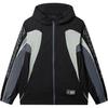 Badfive Color Block Zip-Up Hooded Windbreaker Men Outerwear AFDWC89-2