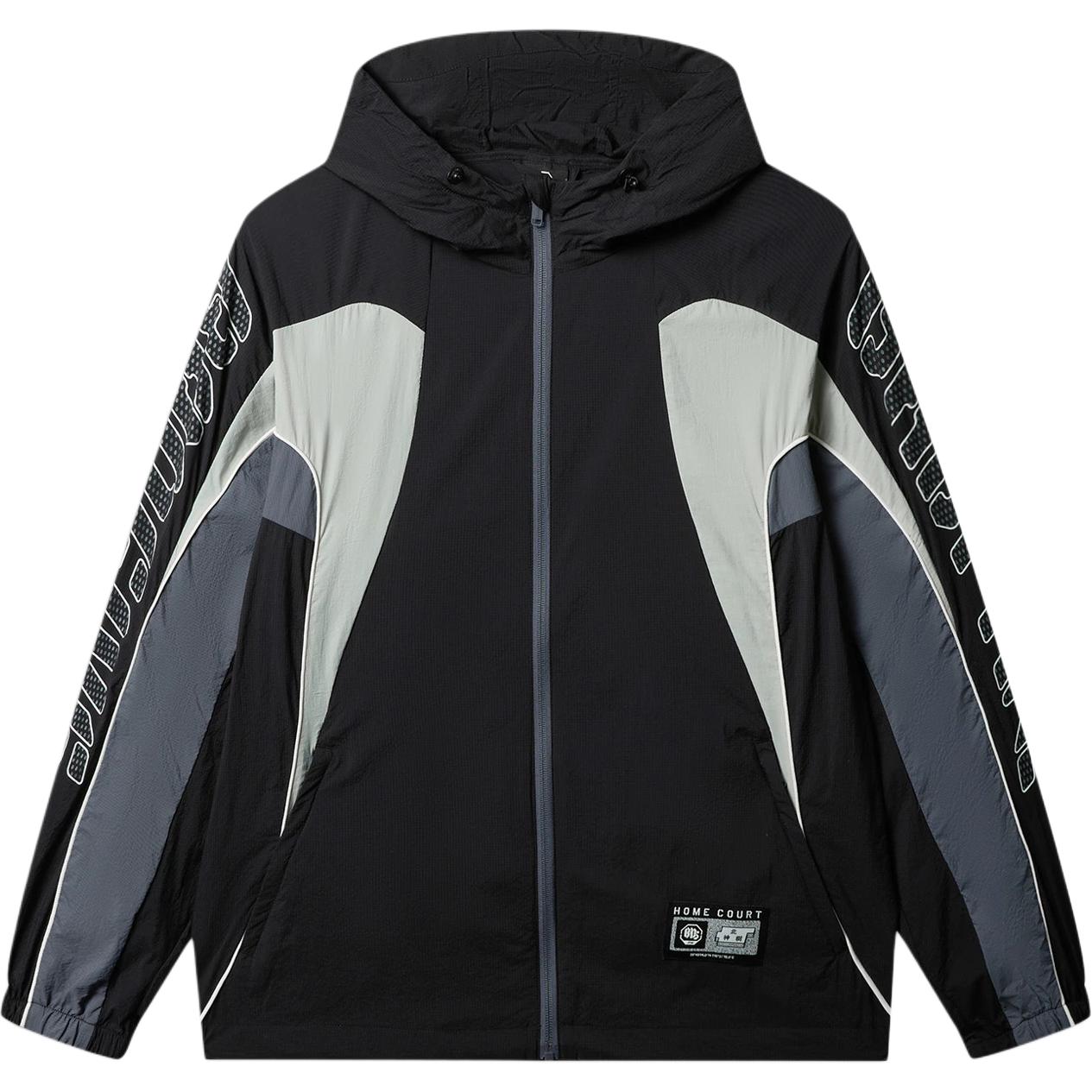 Li-Ning Badfive Color Block Zip-Up Hooded Windbreaker Men outerwear AFDWC89-2 M