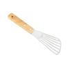 Wooden Handle Fish Frying Shovel Stainless Steel Flipping Frying Spatulas  Cooking