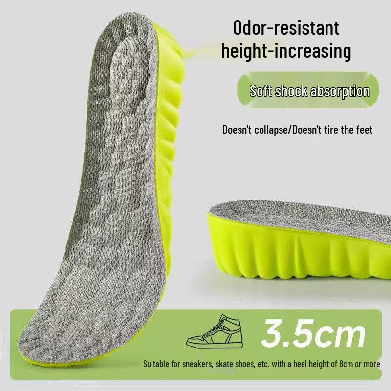 

Мужские стельки с полной подушкой для увеличения роста: Защита от запаха, Не деформируется, Удобные для долгого стояния, Невидимый лифт 43-44