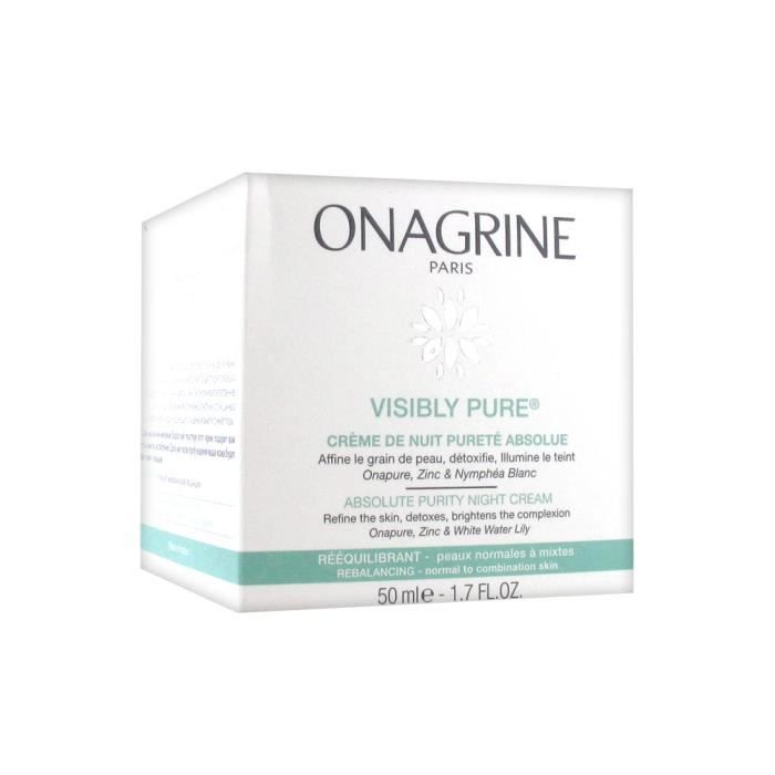 Onagrine Visibly Pure Crème de Nuit Perfectrice 50ml