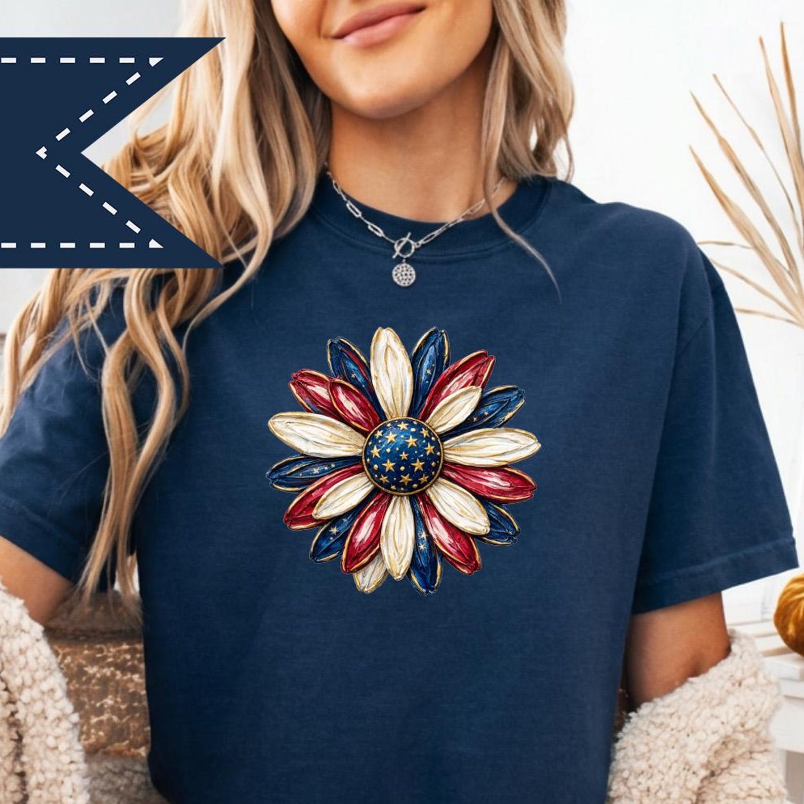 Patriotic Flag Flower T-Shirt, Patriotic Comfort Colors® Tee, 250 Years Freedom Top 4XL