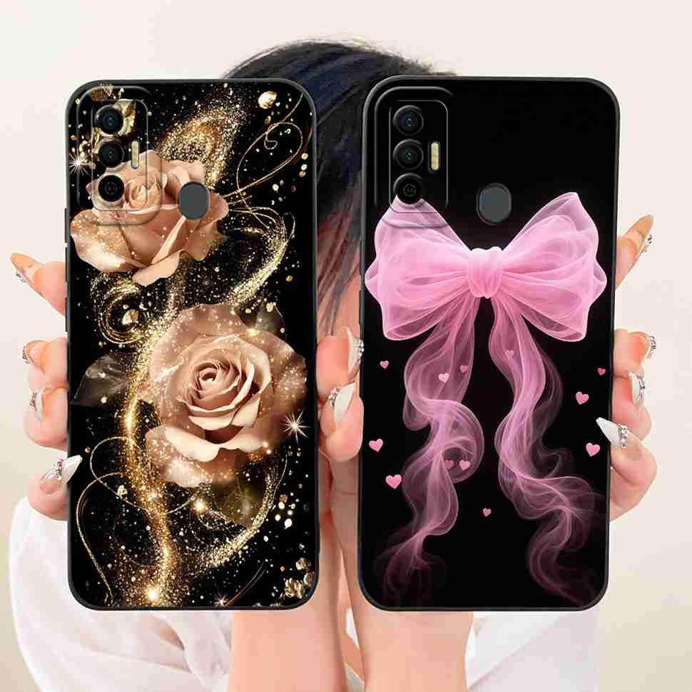 For Tecno Spark 7 Fashion Dragon Shockproof Protector Protective Phone Casing Spark7 7P 7Pro KF6 KF7j Soft Silicone Case Cover