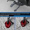 GFARDMOTO Kickstand Extension Pad Side Stand Extension Pad Motorcycle Kickstand Bike Side Stand for