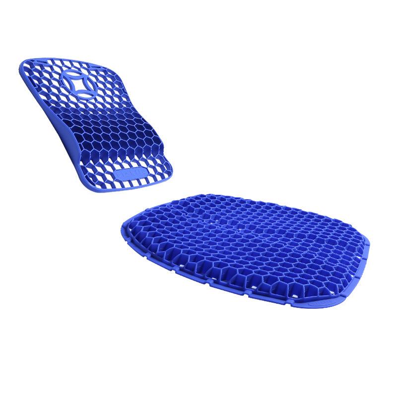 Universal Honeycomb Silicone Seat Cushion for Car, Office, and Sofa - Breathable and Cool for All Seasons