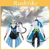 Bezauberndes Genshin Impact Qiqi Cosplay Kostüm Komplettset für Damen Mit Zubehör