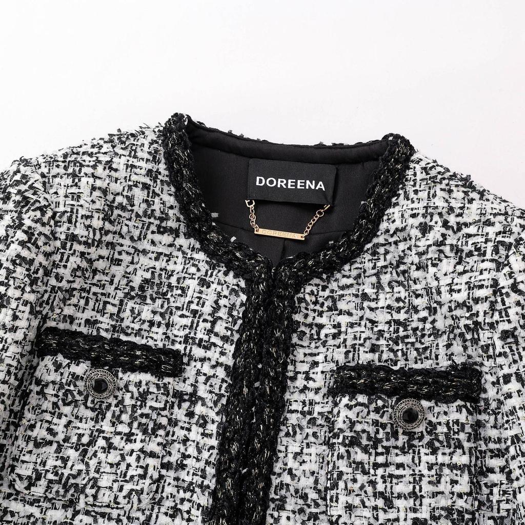 DOREENA 2025 Autumn/Winter Women's Short Jacket - Exclusive High-End Custom Collection.