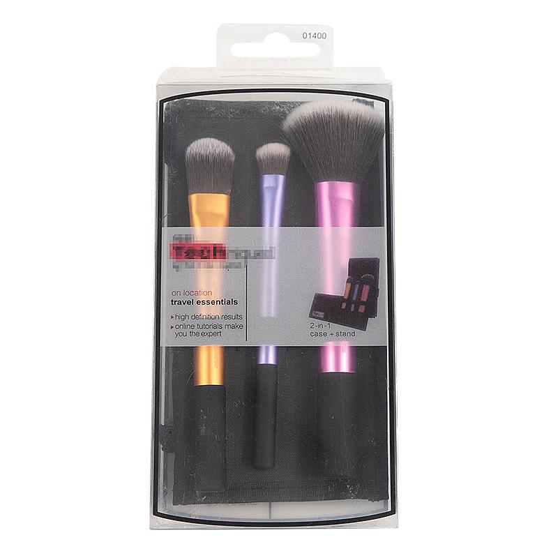 American RT Series 1997 Full Makeup Brush Set: Includes Blush, Blending, Eyeshadow Brushes, and Beauty Sponge. Exclusive.