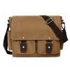 Herentas Retro Messenger Bag Canvas Tas Enkele Schouder Horizontaal Slijtvast Heren Commuter Tas Mode Schoudertas