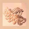 Fashion Flower Design Females Hair Accessories Clip Beautiful Plate Hair Comb Clip Hair Insert