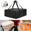Waterproof Pizza Carrier Bag Dual Zippers Food Delivery Bag Food Storage Case  Home Outdoor