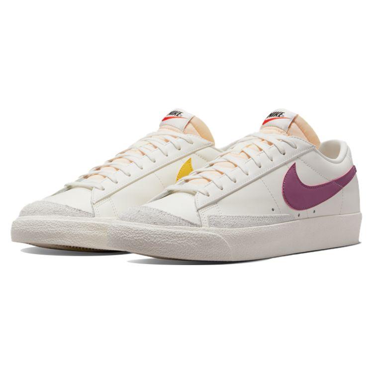 Nike Blazer Low 77 Vintage Sail Multi Men Sneakers White Light-Bordeaux Vivid-Sulfur DA6364-106