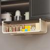 Großvolumiger einziehbarer Hängekorb Karbonstahl Gewürzhalter Badezimmer