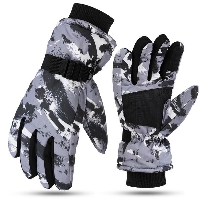 Unisex Waterproof Touchscreen Winter Gloves: Insulated, Non-Slip, Windproof Ski & Cycling Protection