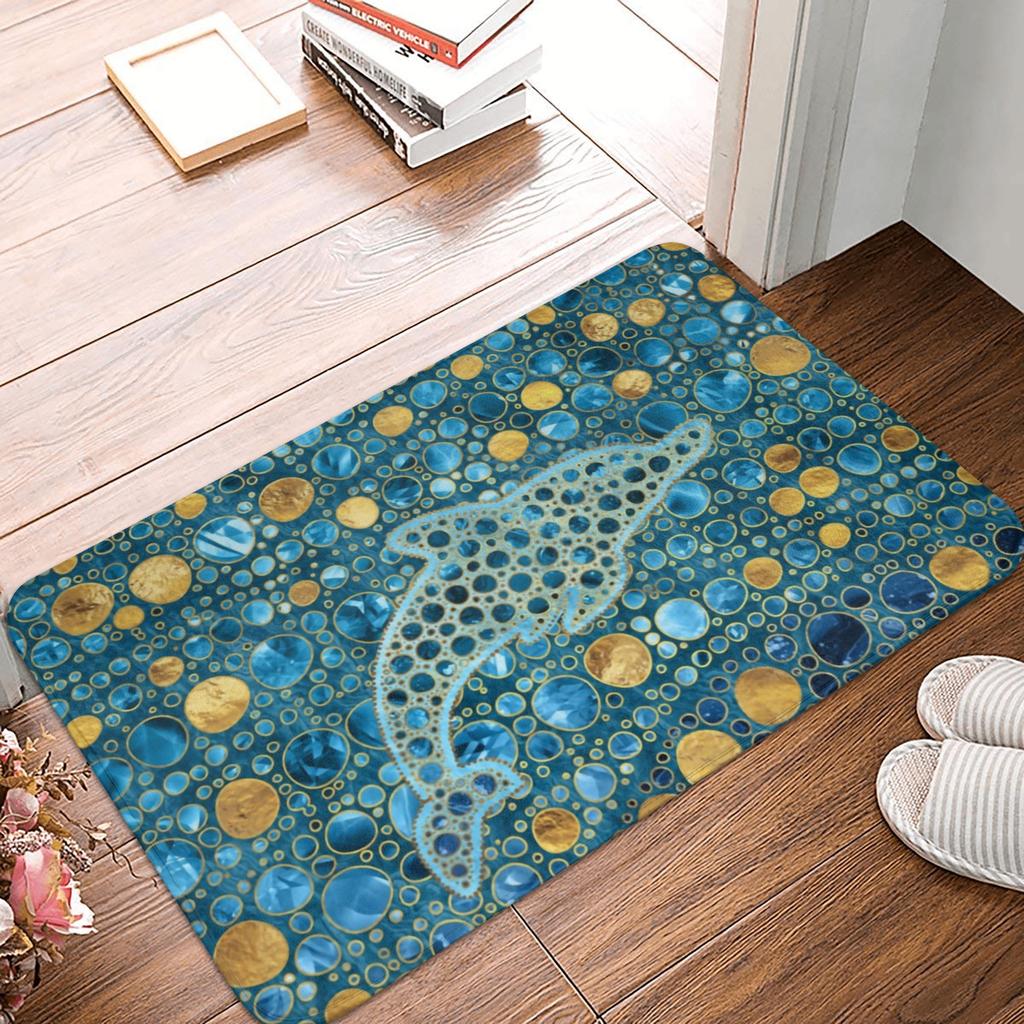 Smoked Black Marble Front Floor Door Entrance Mats Outdoor Abstract Texture Pop Art Kitchen Bathroom Doormat Toilet Carpet Rug