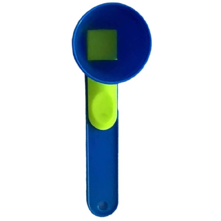 Ergonomic Long Handle Funnel Scooper Protein Powder Measuring Sliding Spoon Kitchen Accessories for Fitness Enthusiasts