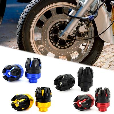 2 szt. antypoślizgowa rama ochronna motocykla przedni tylny widelec koła Crash Protector motocykl Crash Protect Motocross