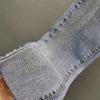 Damshorts Vår Höst Streetwear Pennbyxor Vintage Smala Diamanter Hög Midja Ankellånga Jeans Casual Denimbuxor