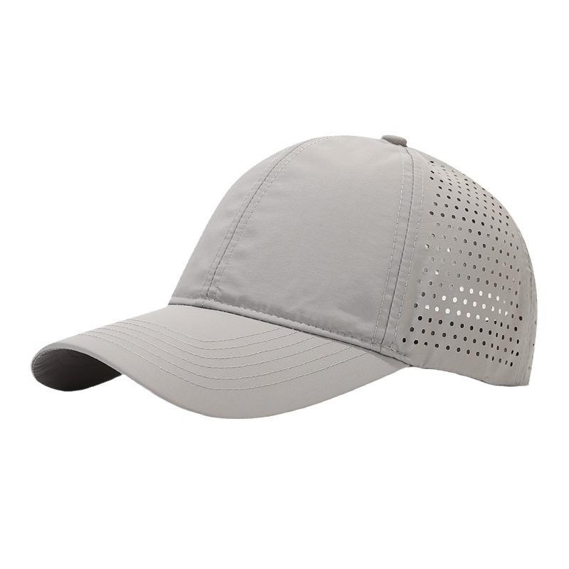 Cap Light Plate Large Brim Baseball Cap Fashion Quick-Drying Mesh Hat Outdoor Sunshade Sun Hat Print Embroidery